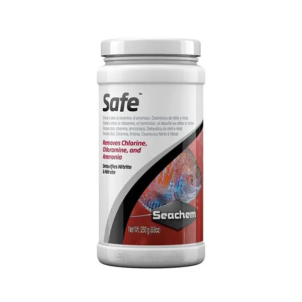 Seachem Safe Akvaryum Balıkları için Klor Giderici 250 g paket görseli