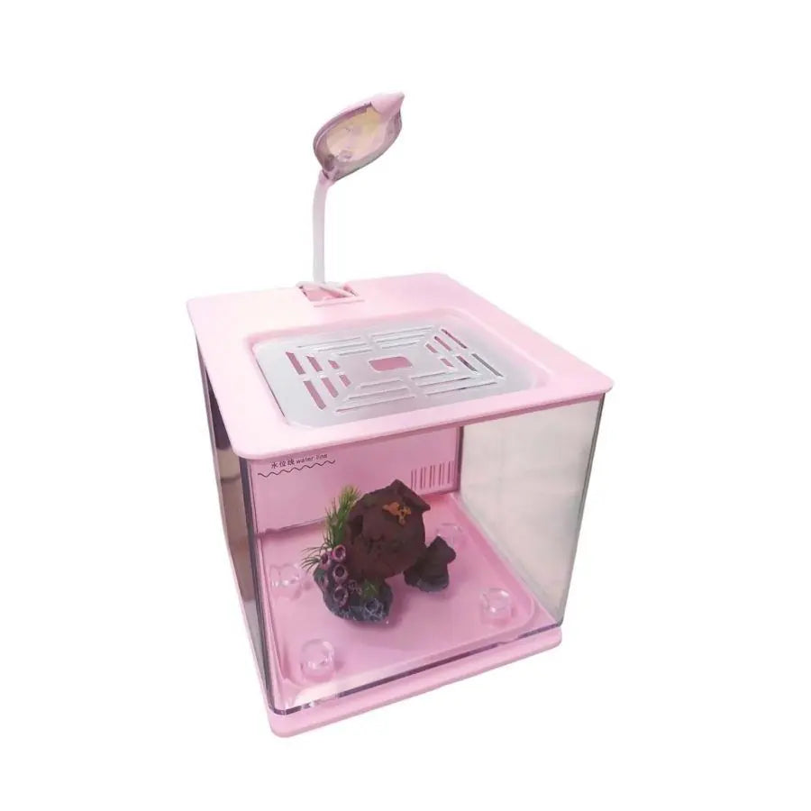 Nubios Nano Easy Akvaryum Pembe 4,5 L / Pembe paket görseli