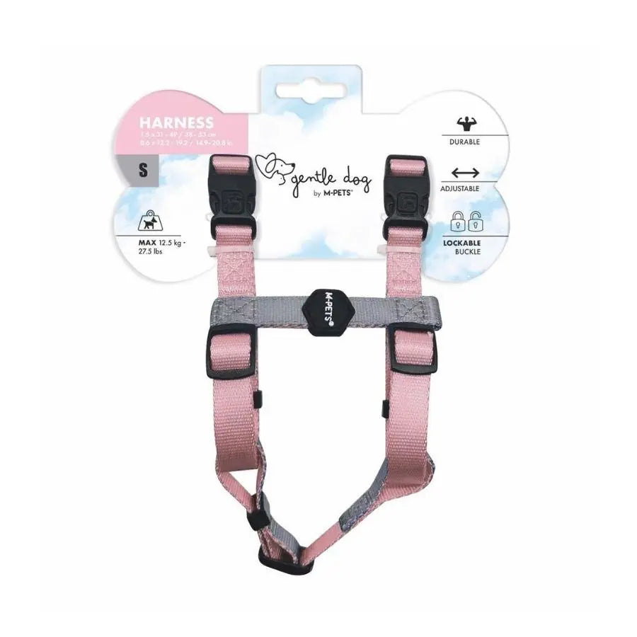 M-Pets Gentle Köpek Göğüs Tasması Pembe S paket görseli