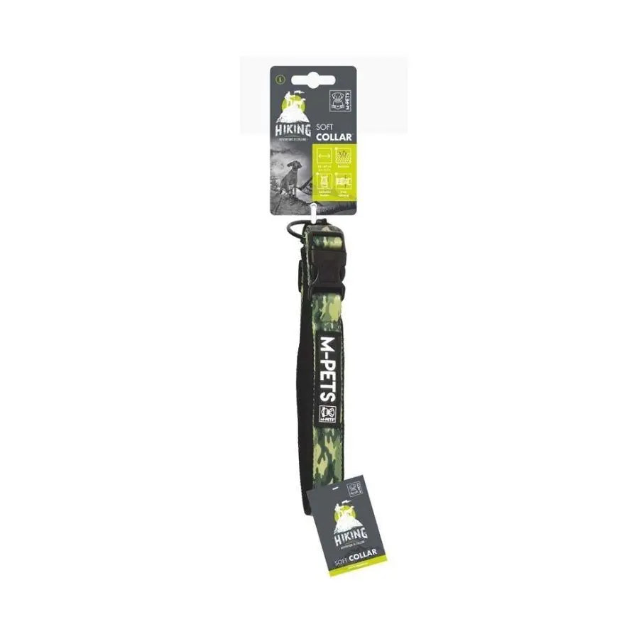 M-Pets Hiking Soft Köpek Boyun Tasması Kamuflaj L Kamuflaj paket görseli