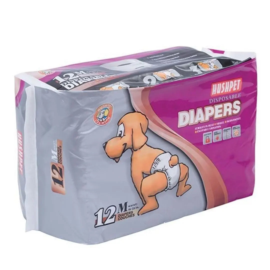 Hushpet Köpek Alt Tuvalet Bezi M 12'li 7-16 kg paket görseli