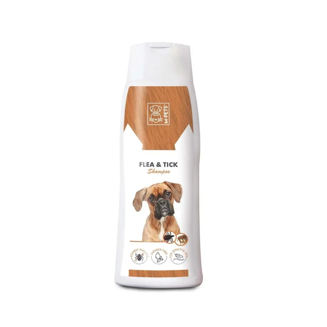 M-Pets Pire ve Kenelere Karşı Koruyucu Köpek Şampuan 250 ml paket görseli