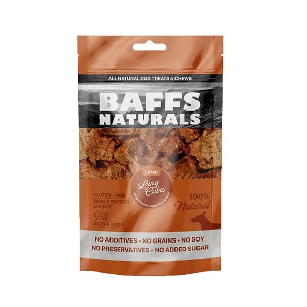 Baffs Naturals Kuzu Küp Ciğer Köpek Ödül Maması 100 g paket görseli
