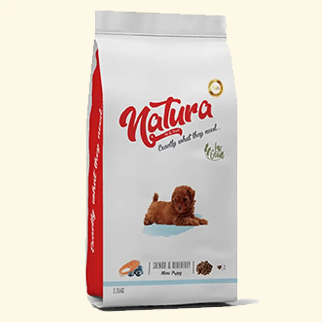 Natura Premium Somonlu Yaban Mersinli Küçük Irk Yavru Köpek Maması 2,75 kg paket görseli