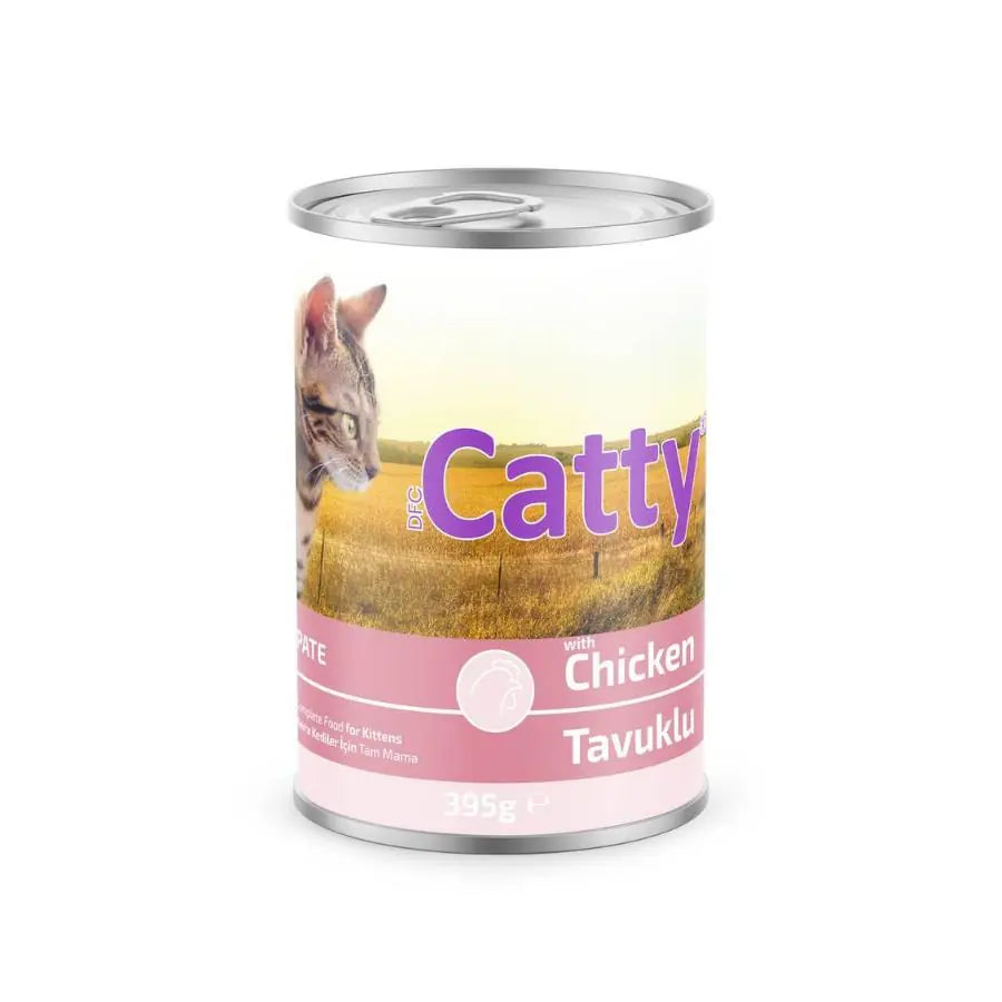 Catty Pate Tavuklu Yavru Kedi Konservesi 395 g paket görseli