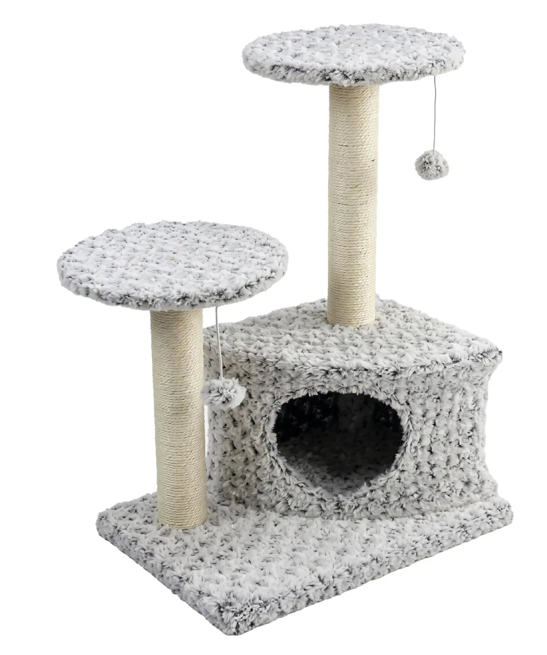 Tommy Gri Kedi Tırmalama Evi 45x33x70 paket görseli