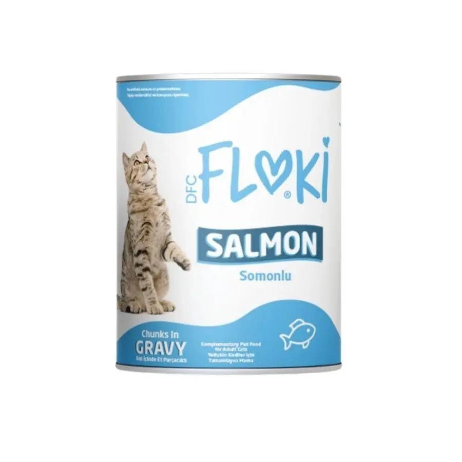 Floki Somonlu Yetişkin Kedi Konservesi 400 g paket görseli