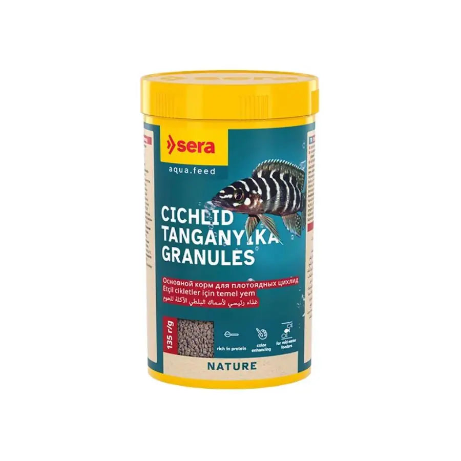 Sera Cichlid Tanganyika Granules Balık Yemi 250 ml paket görseli