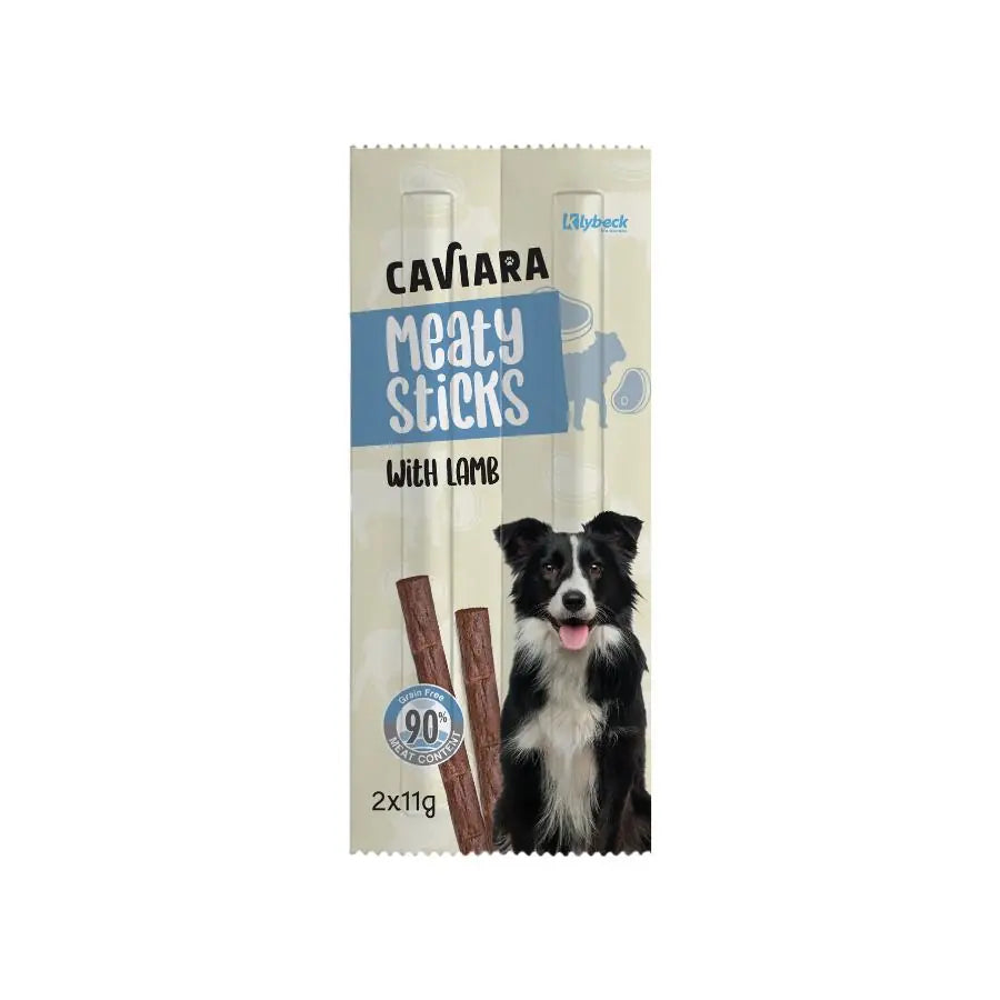 Caviara Kuzu Etli Köpek Ödül Maması 2x11 g / 1 paket görseli