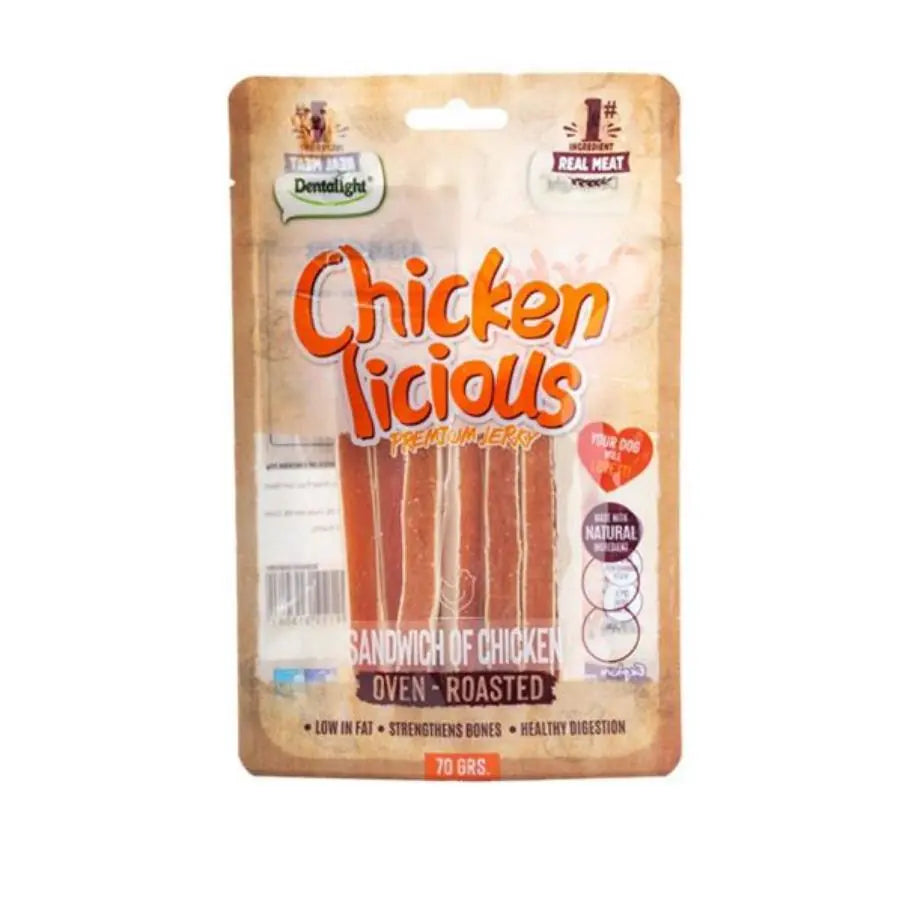 Dentalight Chicken Sandwich Tavuk Etli Köpek Ödül Maması 70 g paket görseli