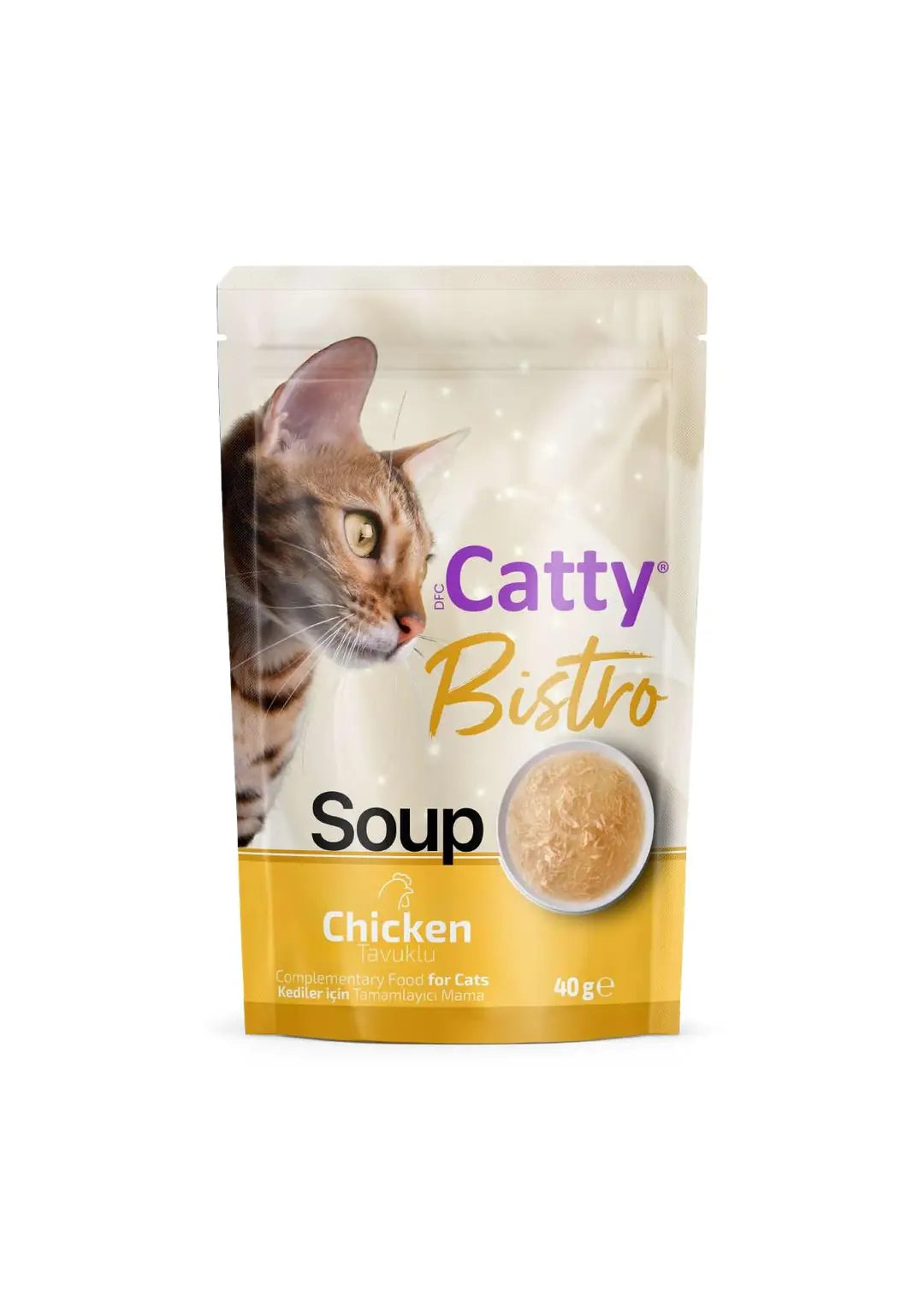 Catty Bistro Tavuklu Kedi Çorbası 40 g paket görseli