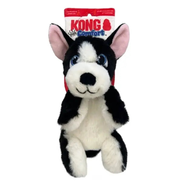 Kong Comfort Pups Boss Köpek Şeklinde Peluş Köpek Oyuncağı Small paket görseli