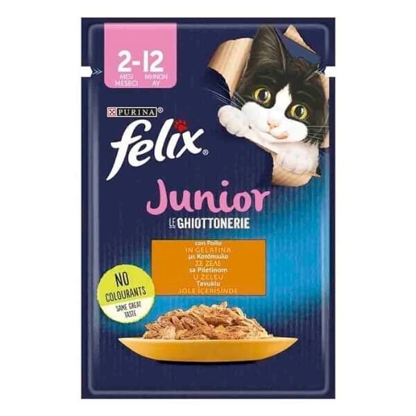 Felix Kitten Tavuklu Yavru Yaş Kedi Maması 85 g / 1 Adet paket görseli
