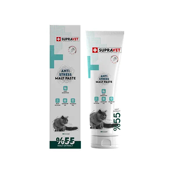 Supravet Malt Paste Stress Önleyici Kedi Macunu 100 g paket görseli