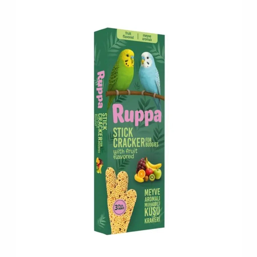Ruppa Meyve Aromalı Muhabbet Kuşu Krakeri 3'lü paket görseli