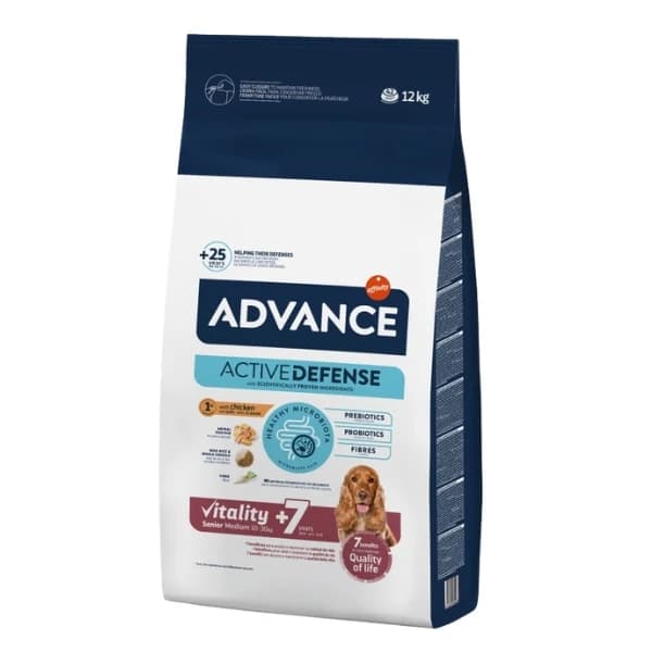 Advance Senior Medium Tavuklu Orta Irk Yaşlı Köpek Maması 3 kg paket görseli