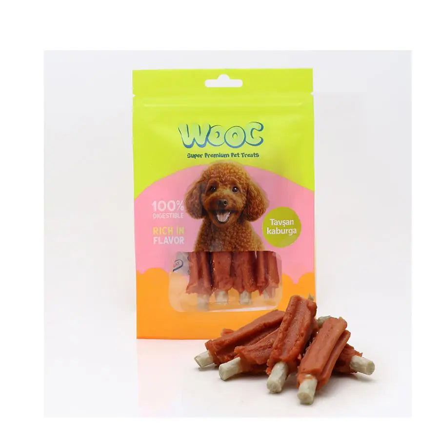 Wooc Tavşan Kaburga Köpek Ödülü 75 g paket görseli