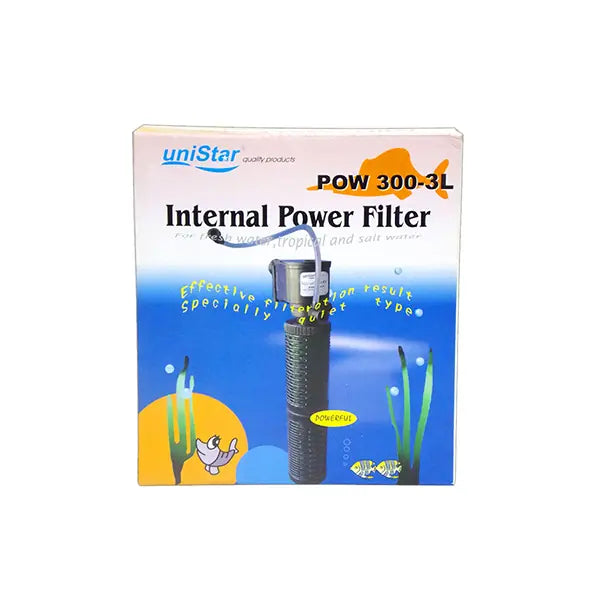 Unistar Akvaryum Filtresi Pow-300-3l 1400 L/h paket görseli