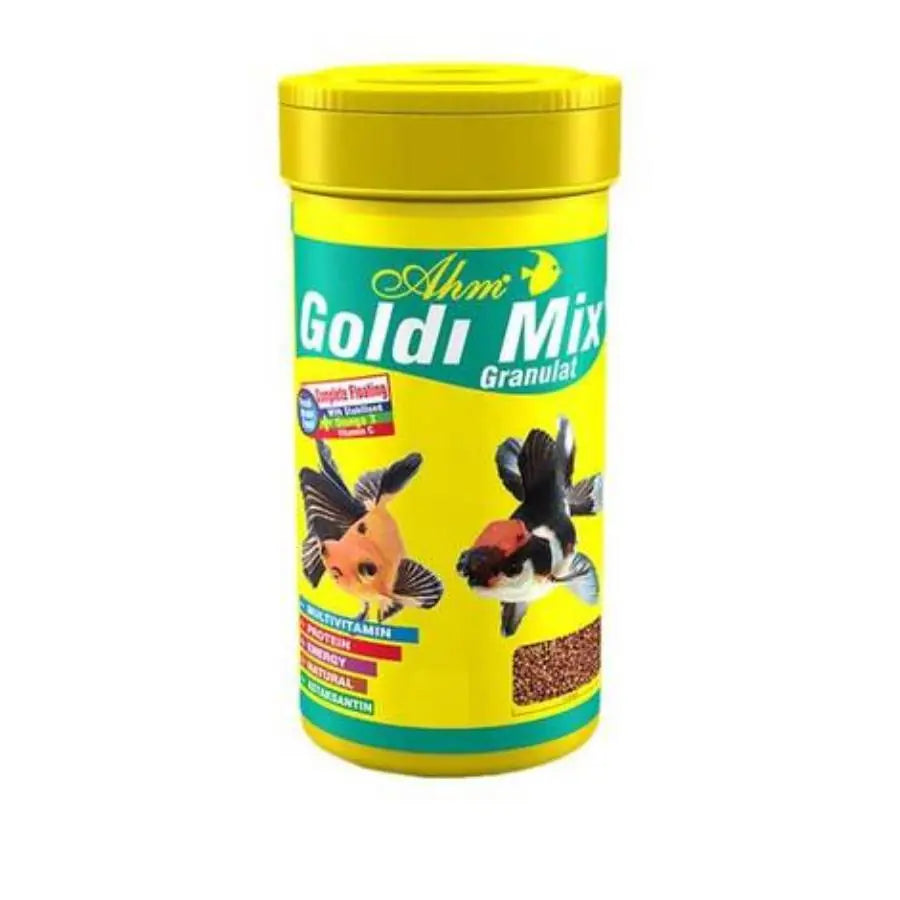 Ahm Goldi Mix Granulat Japon Balığı Yemi 100 ml paket görseli
