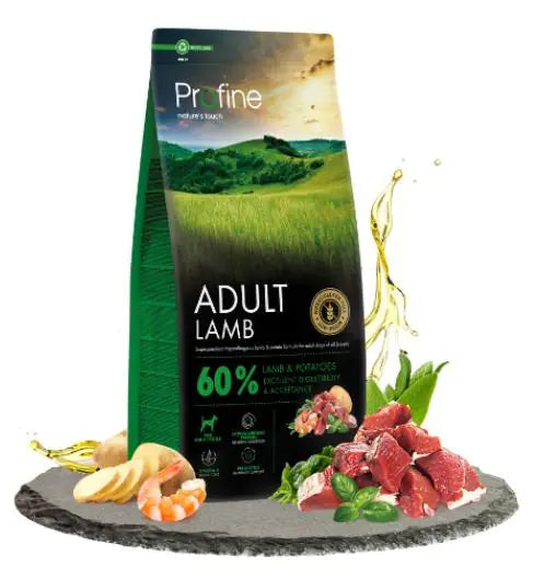 Profine Glutensiz Kuzulu Yetişkin Köpek Maması 12 kg paket görseli