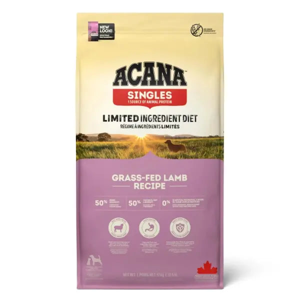 Acana Grass Fed-Lamb Tahılsız Kuzu Etli Yetişkin Köpek Maması 2 kg paket görseli