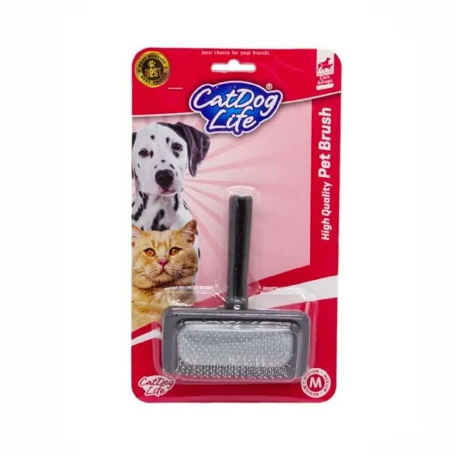 Doglife Kedi ve Köpekler İçin Ahşap Telli Fırça M paket görseli
