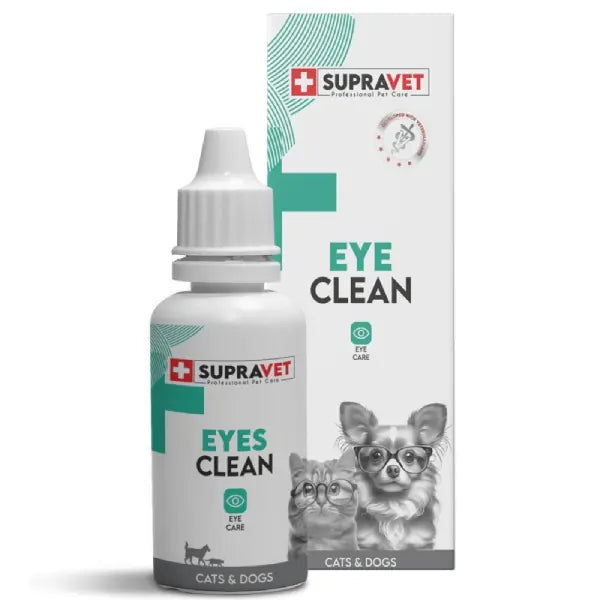 Supravet Eye Clean Kedi ve Köpek Göz Temizleme Solüsyonu 50 ml paket görseli