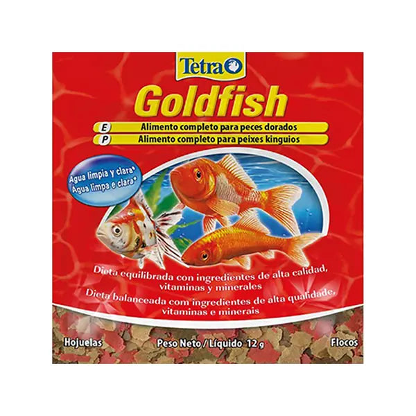 Tetra Goldfish Akvaryum Japon Balığı Yemi 12 g paket görseli