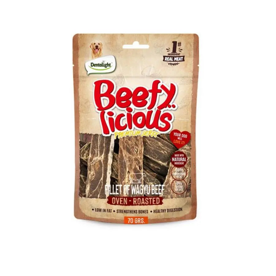 Dentalight Beefy Wagyu Sığır Etli Köpek Ödül Maması 70 g paket görseli