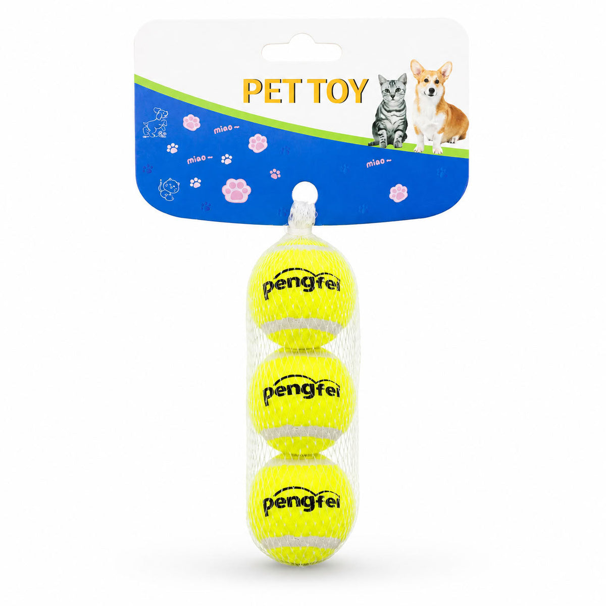 3Lü Küçük Boy Sert Tenis Topu