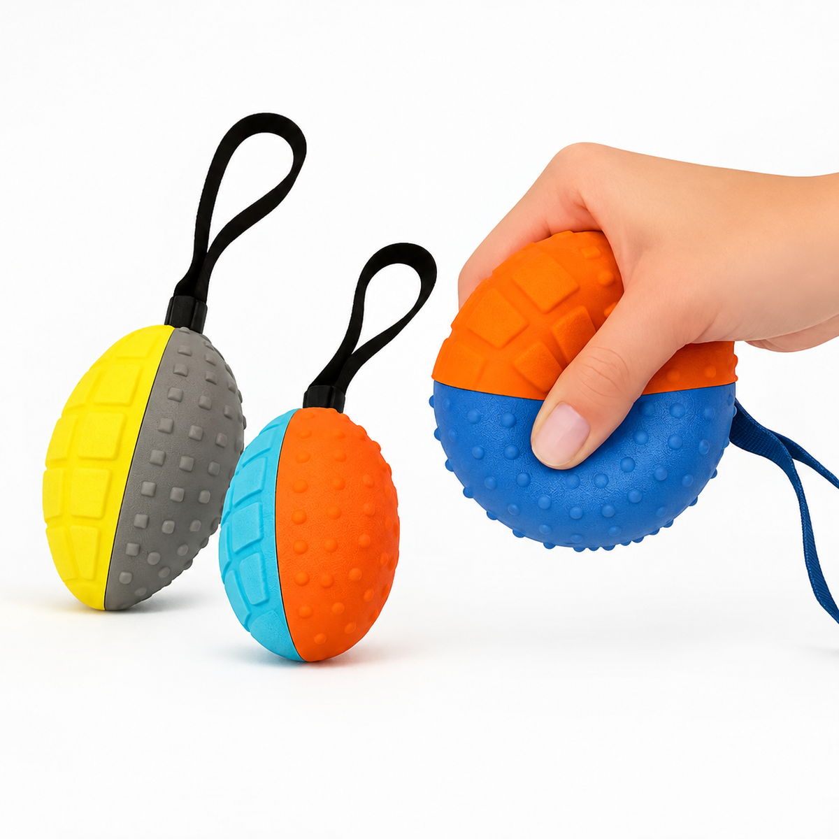 Sert Plastik Sesli Köpek Eğitim ve Diş Kaşıma Oyuncağı