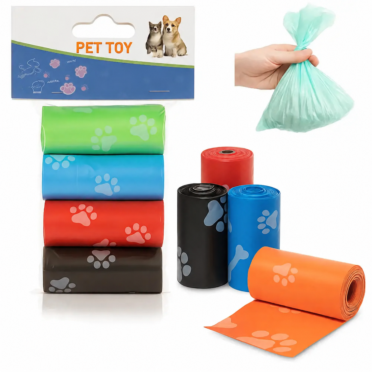 4Lü Paket Dışkı Poşeti (Askılı)