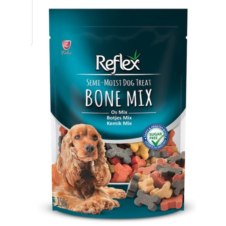 Reflex Köpekler için Şekersiz Yarı Islak Kemikli Ödül Maması 150 G paket görseli