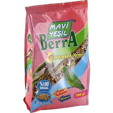 Vitaminli Besleyici Paraket Yemi 700g Mavi Yeşil paket görseli