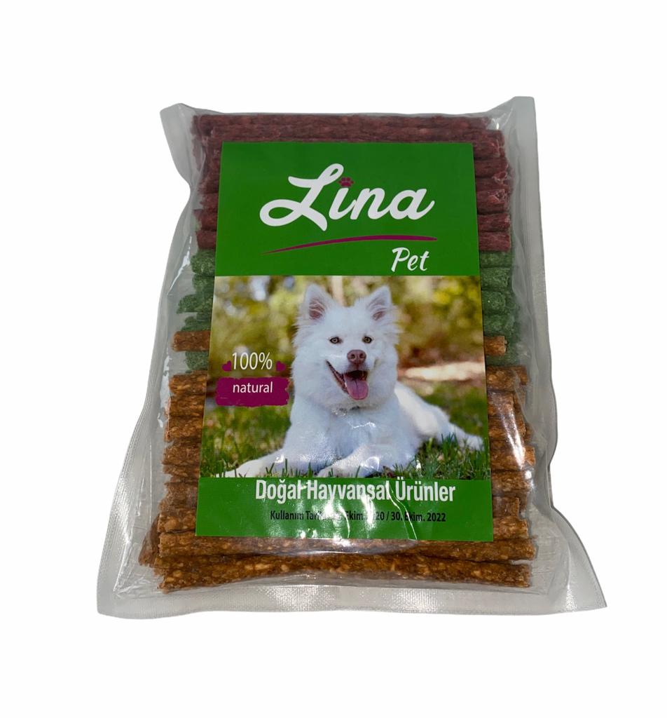 Lina Köpekler için Renkli Munchy Çubuk Kraker 100x5 g paket görseli