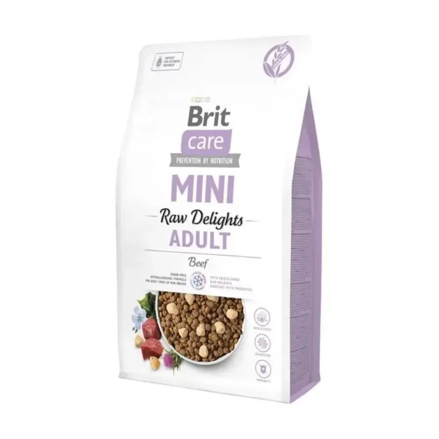 Brit Care Mini Raw Delights Adult Beef 2 kg paket görseli