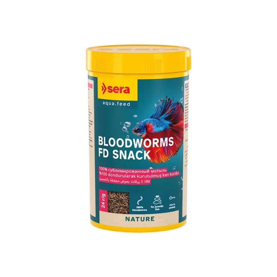 Sera Bloodworms FD Snack Kan Kurdu 250 ml paket görseli