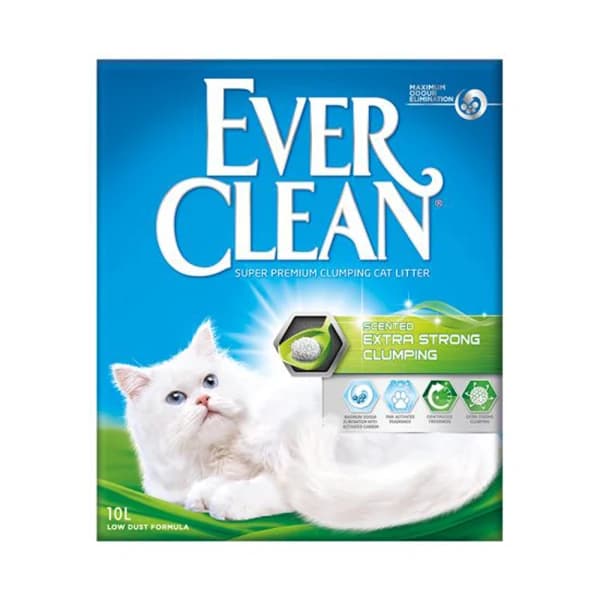 Ever Clean Extra Strong Kokulu Topaklanan Kedi Kumu 1 Adet / 10 L paket görseli