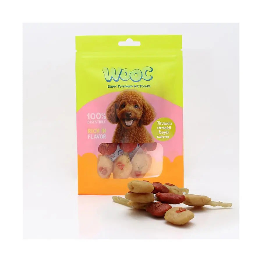 Wooc Tavuklu Ördekli Beyti Sarma Köpek Ödülü 75 g paket görseli