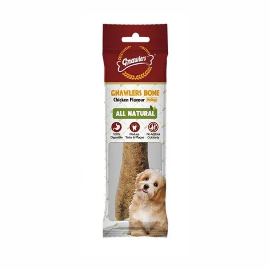 Gnawlers Tavuklu Köpek Ödül Kemiği 12,5 Cm / 95 g / M paket görseli
