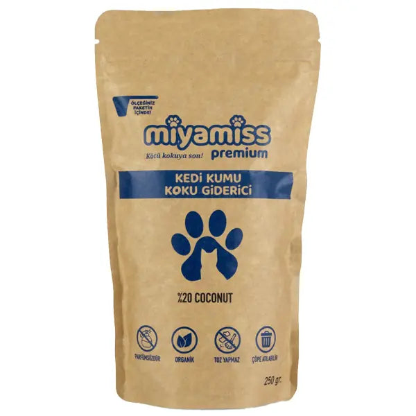Miyamiss Premium Kedi Kumu Giderici 250 g paket görseli