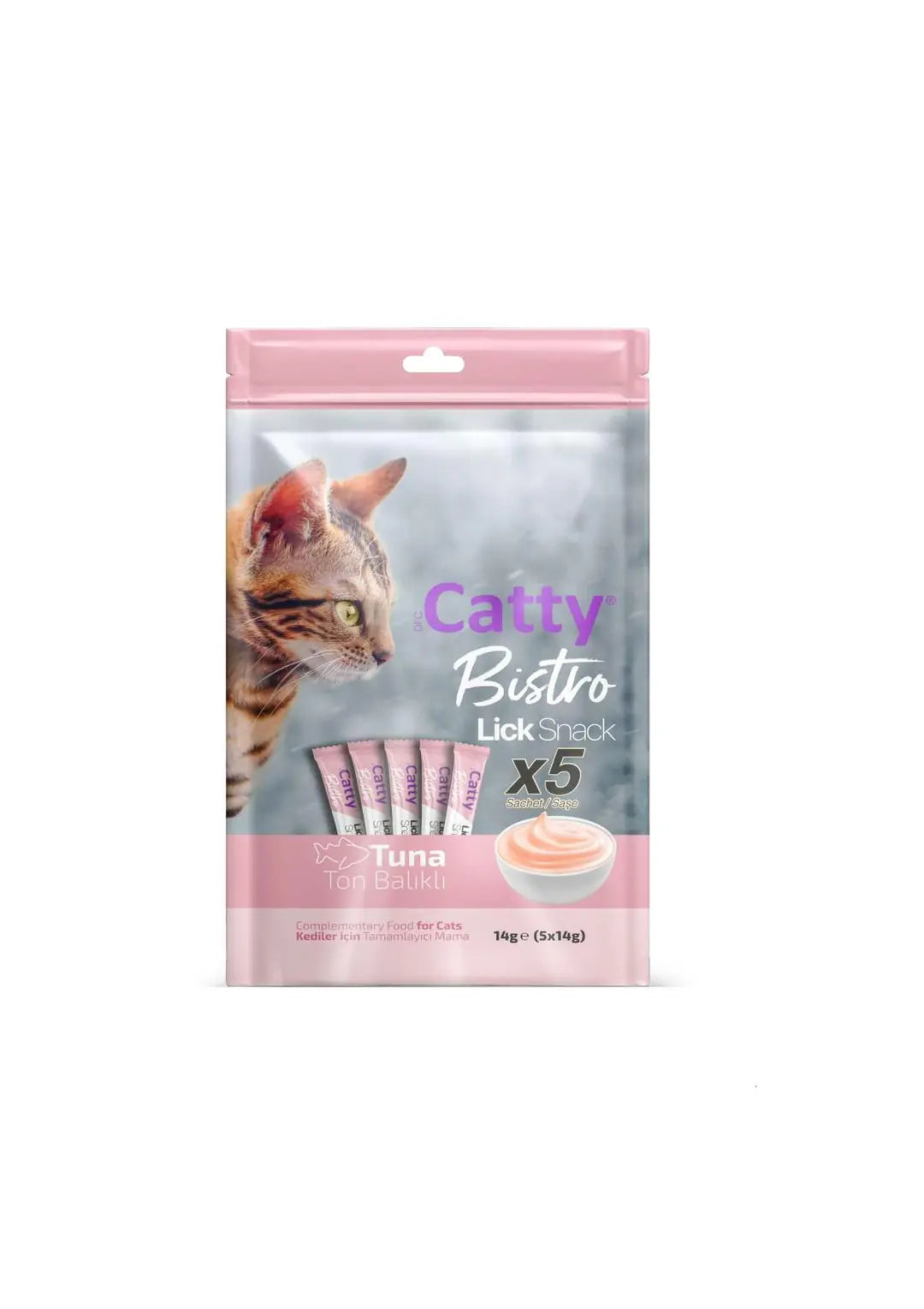 Catty Bistro Ton Balıklı Yavru Kedi Krema Ödülü 5 x 14 g paket görseli