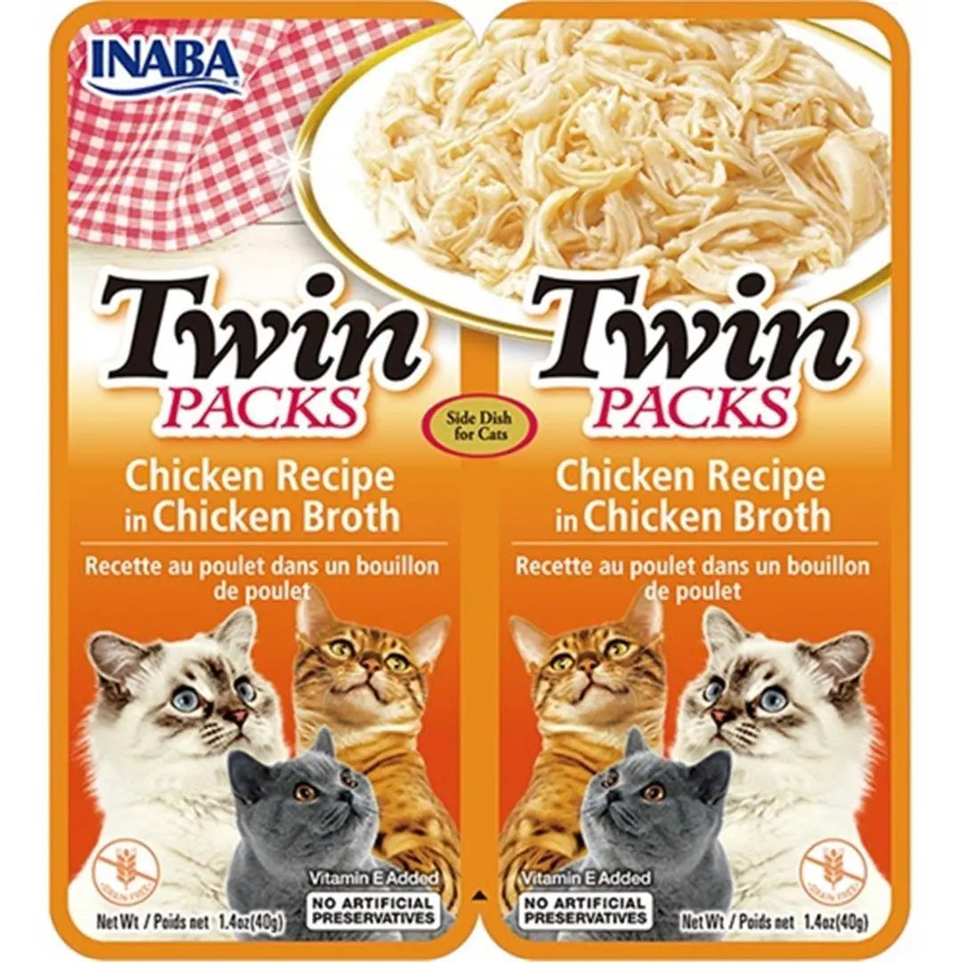 Ciao Twins Churu Tavuk Etlı Tavuk Sulu Kedi Çorbası 2x40 g paket görseli