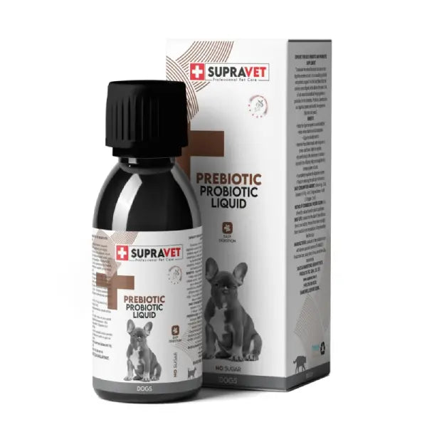 Supravet Probiyotik Bağışıklık Güçlendirici Sıvı Probiyotik + Prebiyotik Köpek Vitamin Takviyesi 100 ml paket görseli