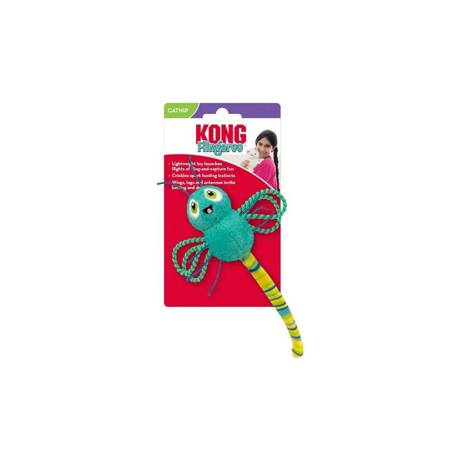 Kong Flingaroo Yusufçuk Peluş Kedi Oyuncağı 1 paket görseli