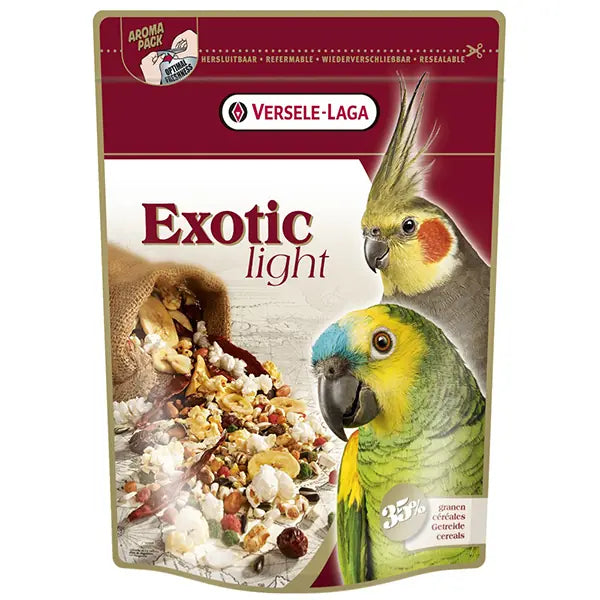 Versele Laga Exotic Light Meyve Yemiş Papağan Yemi 750 g paket görseli