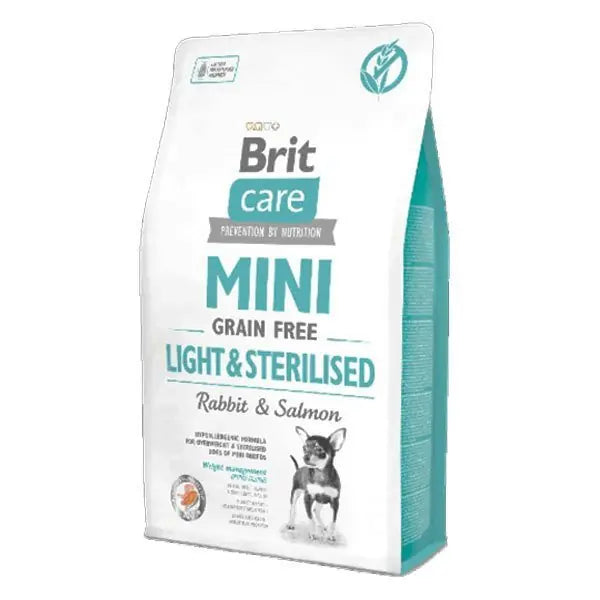 Brit Care Mini Light Sterilised Küçük Irk Tahılsız Köpek Maması 2 kg paket görseli