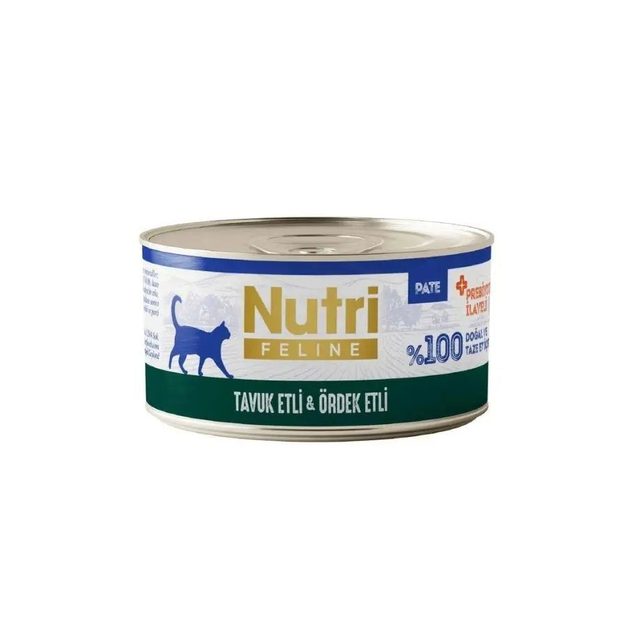 Nutri Feline Tavuk Etli ve Ördekli Tahılsız Yetişkin Kedi Konservesi 70 g paket görseli