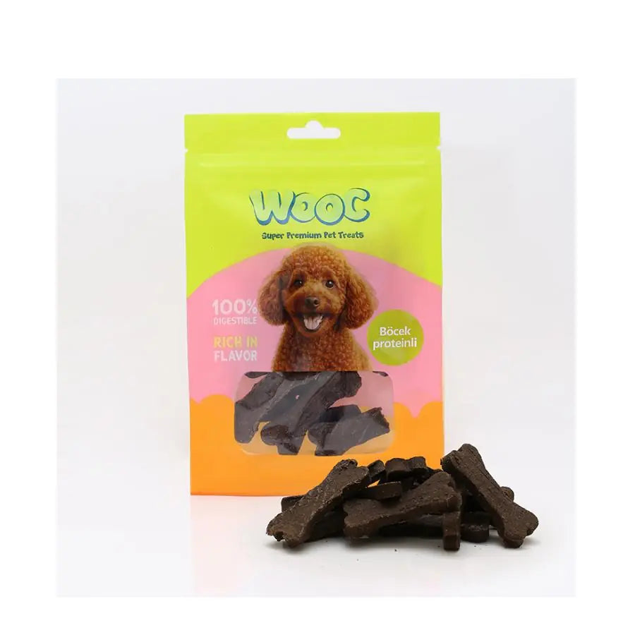 Wooc Böcek Proteinli Köpek Ödülü 75 g paket görseli