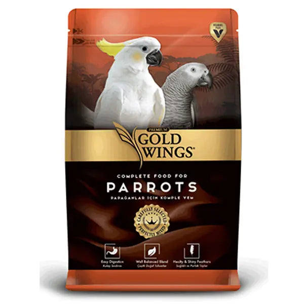 Gold Wings Premium Papağan Yemi 1 kg paket görseli
